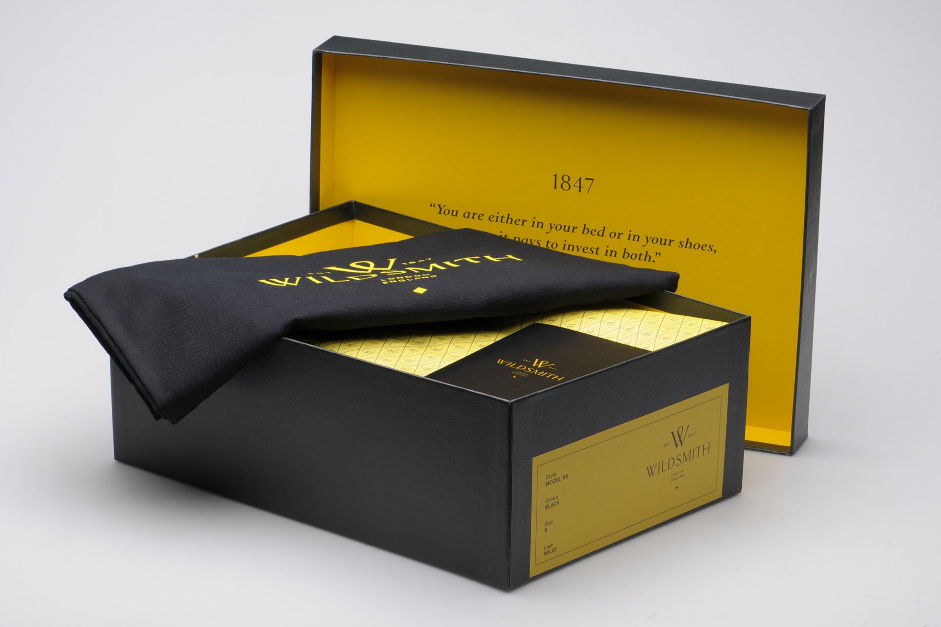 Wildsmith Shoes packaging